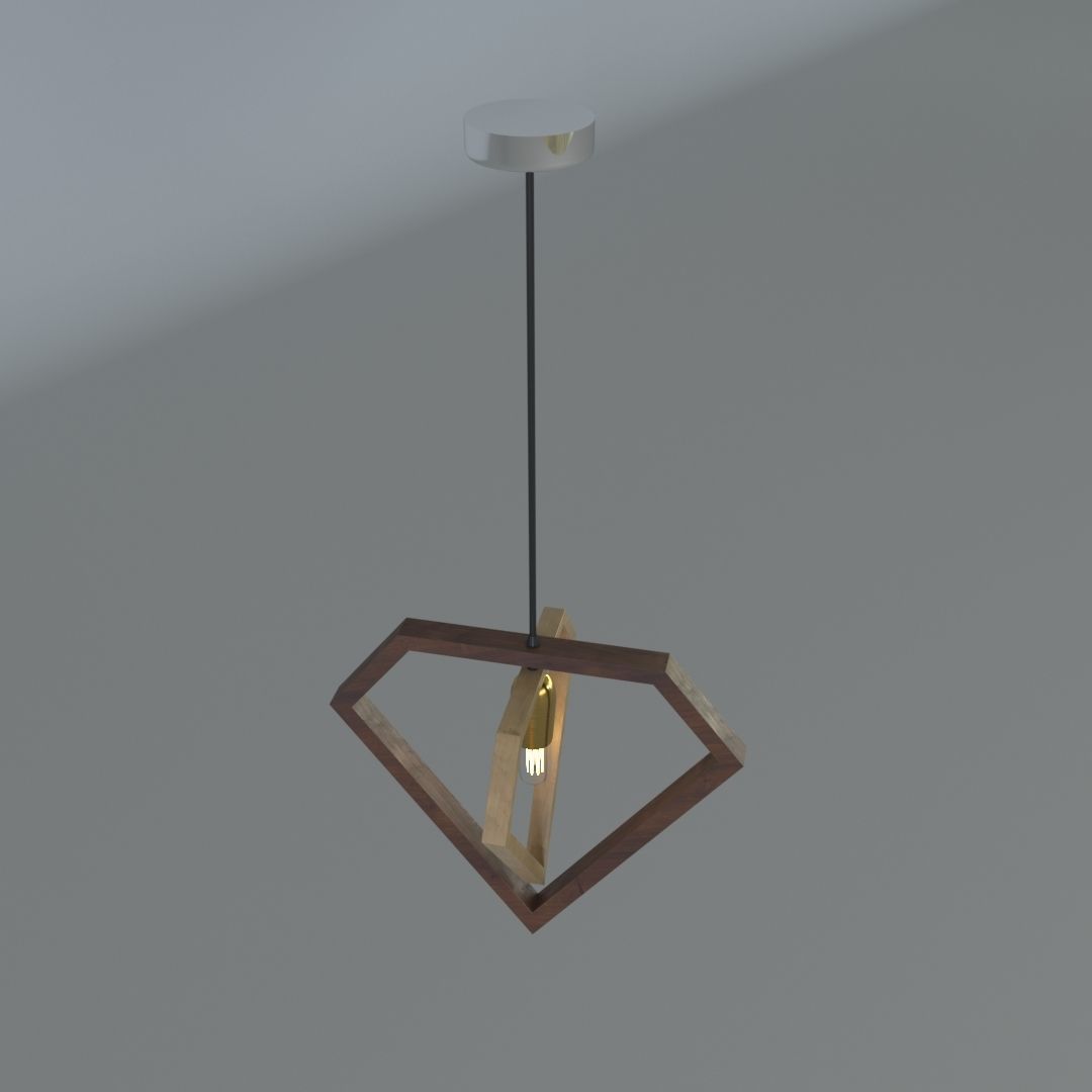 Suspended Ceiling Lamp 3D model_6