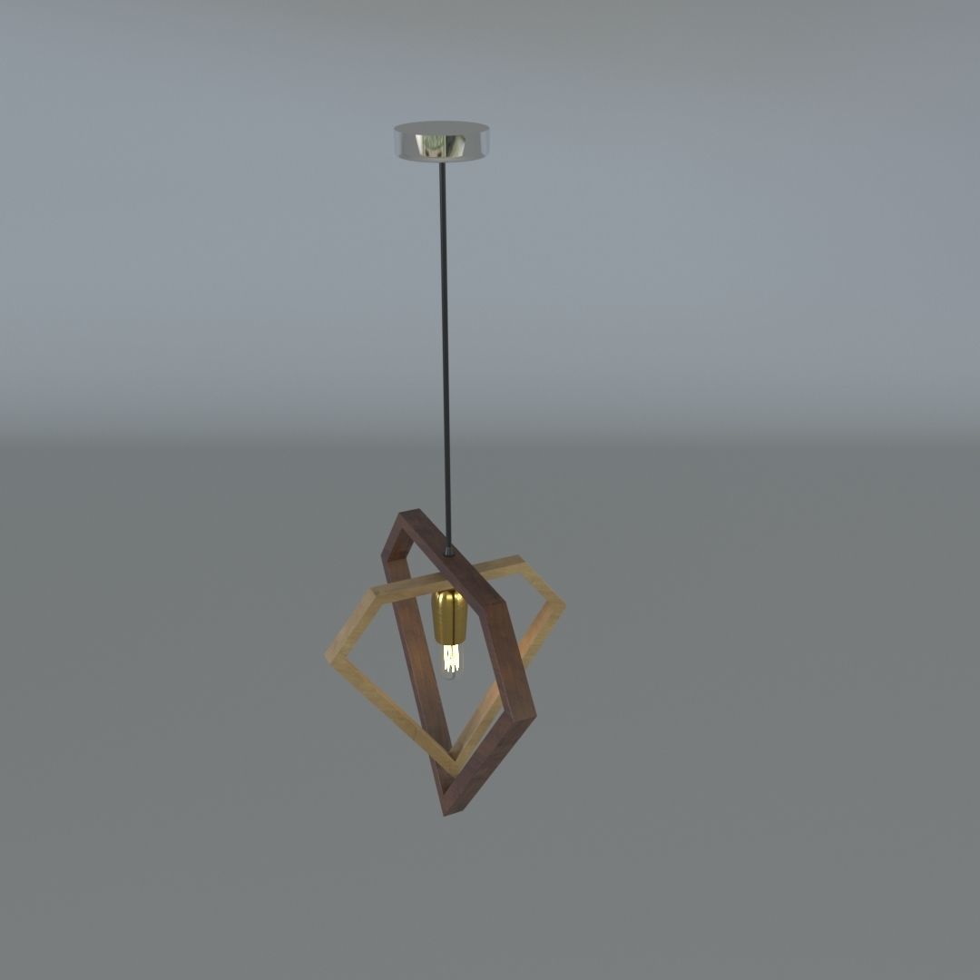 Suspended Ceiling Lamp 3D model_1
