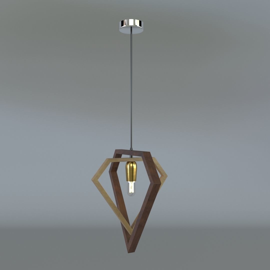 Suspended Ceiling Lamp 3D model_4