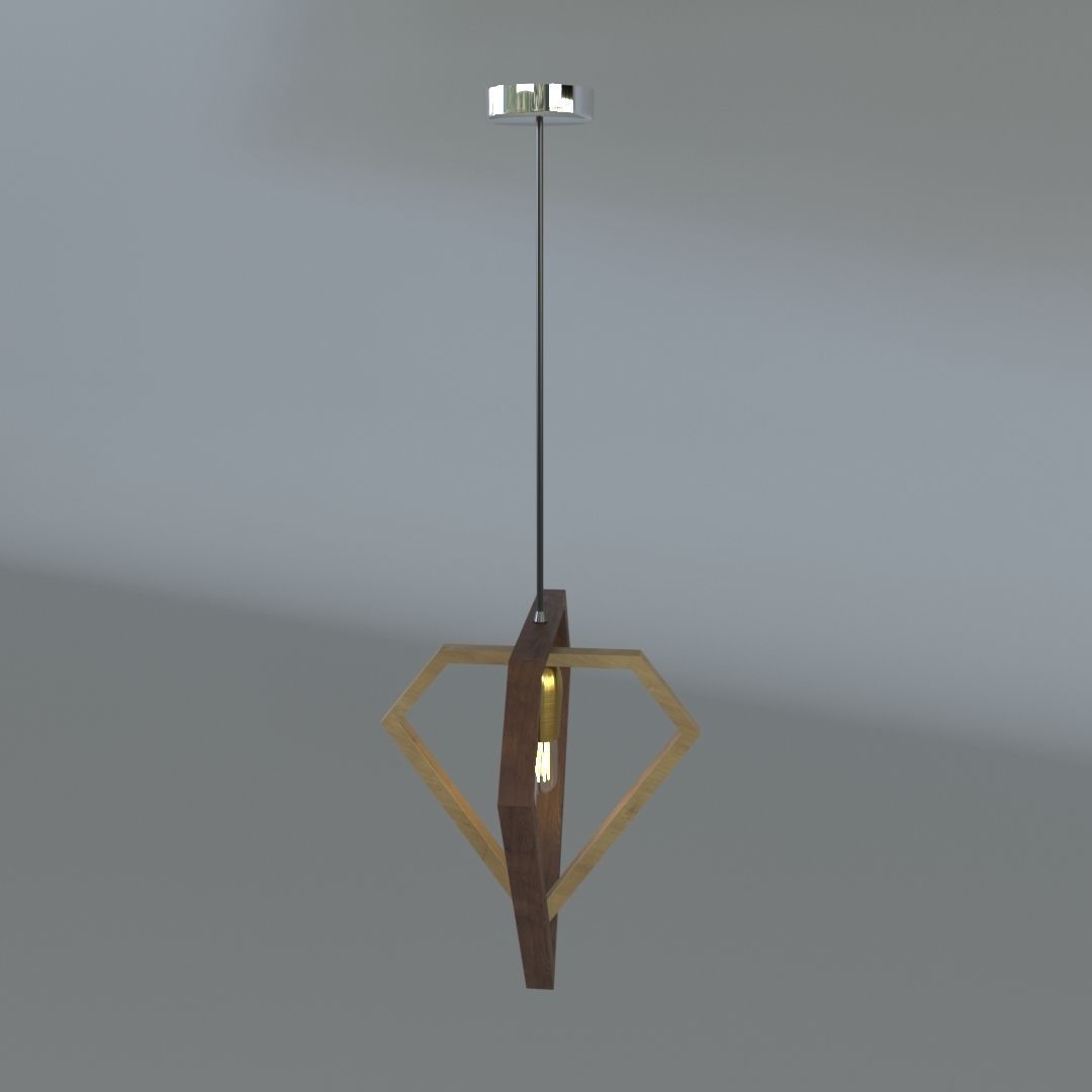 Suspended Ceiling Lamp 3D model_2