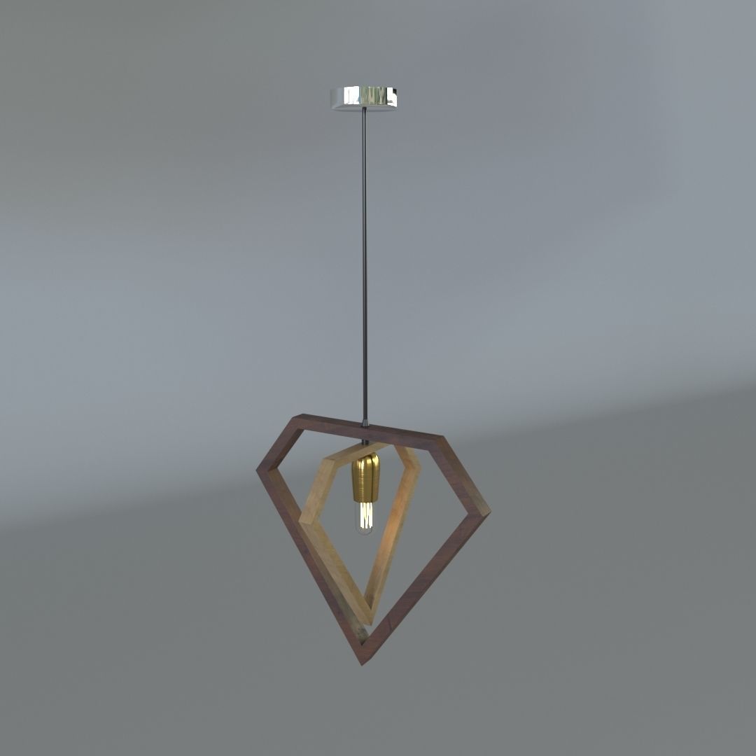 Suspended Ceiling Lamp 3D model_3