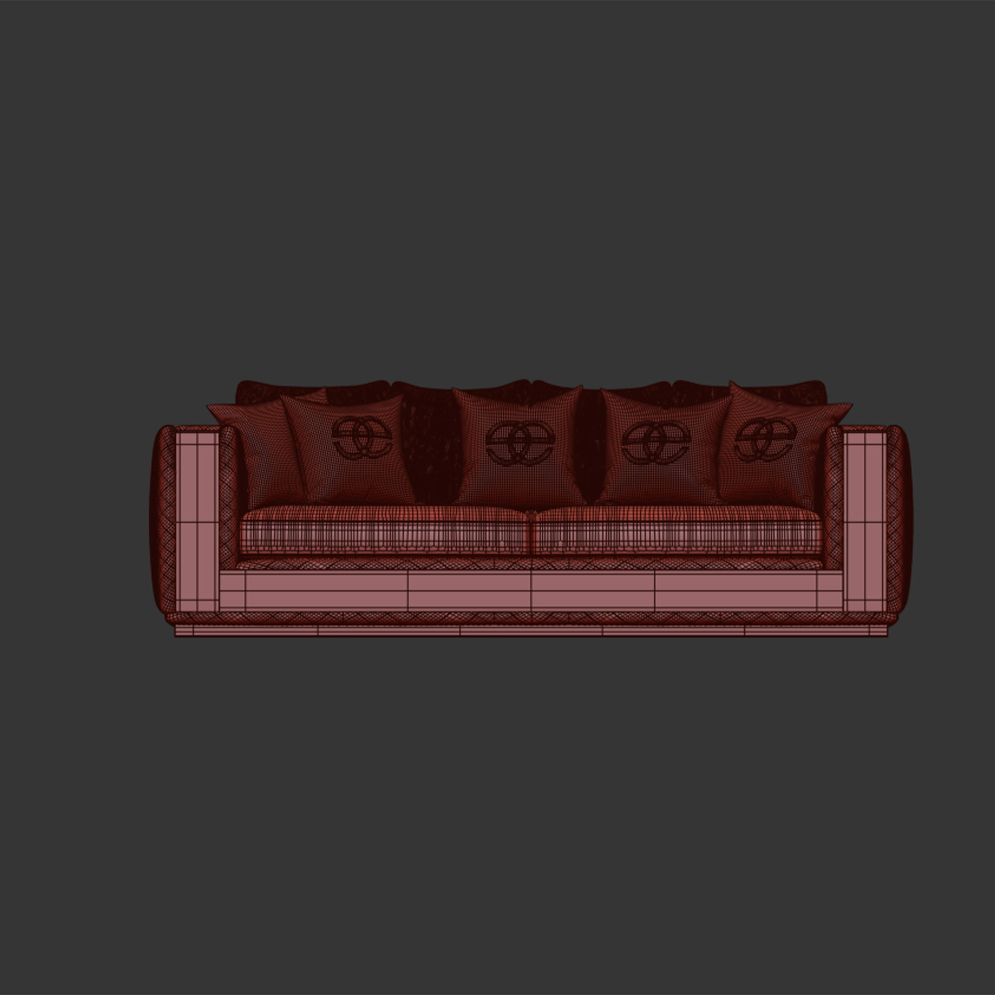 Noir Sofa by Elve luxury 3D model_5