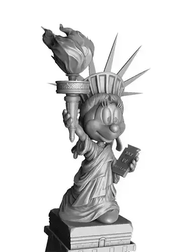 Minnie liberty for 3d print 3D print model