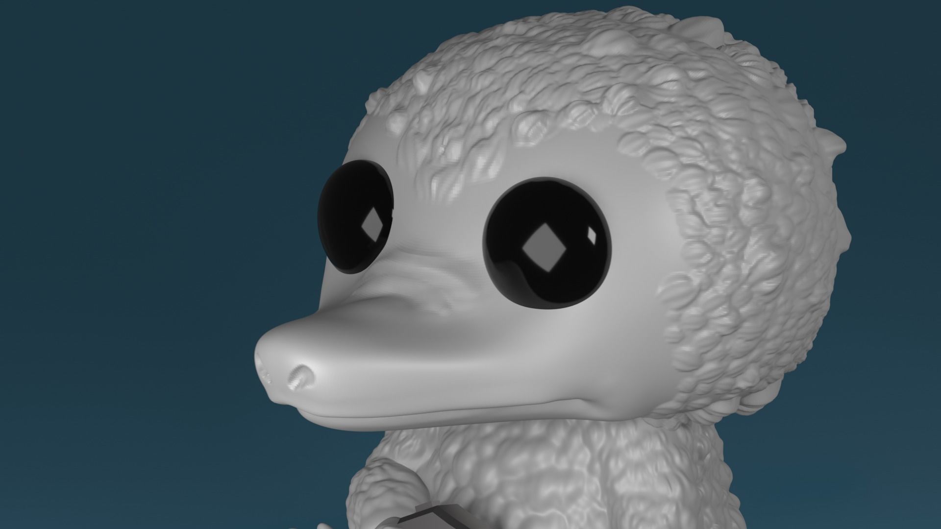 Niffler 3D Printable Pop 3D print model_3