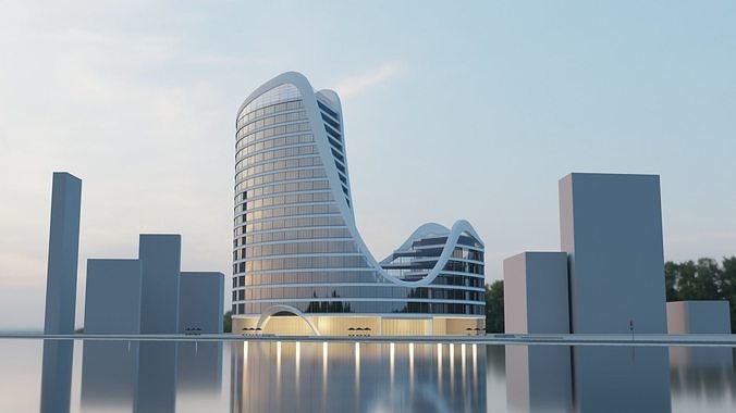 Office Building 3D model