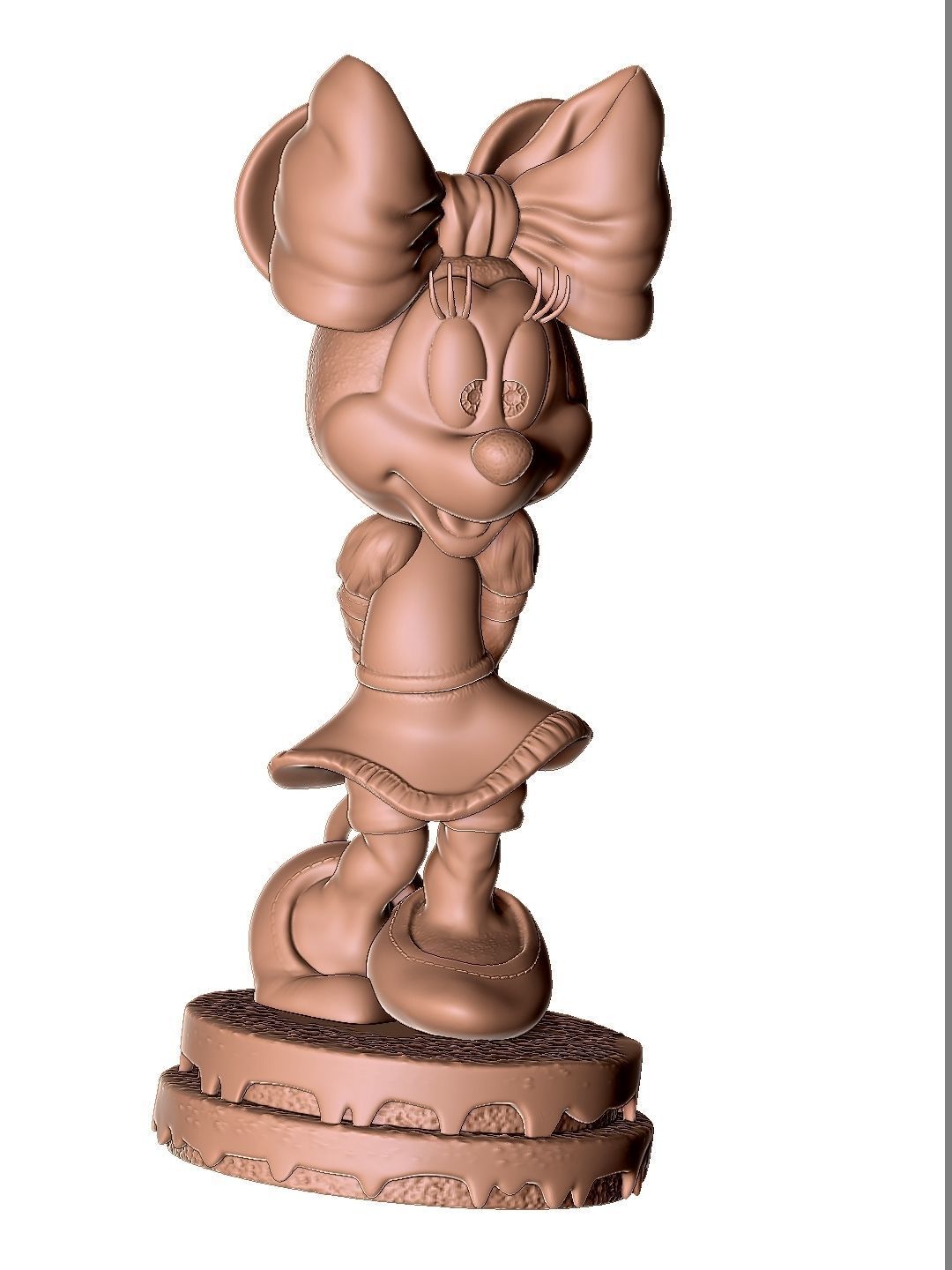 Minnie  Mouse Shy for 3D print 3D print model_16