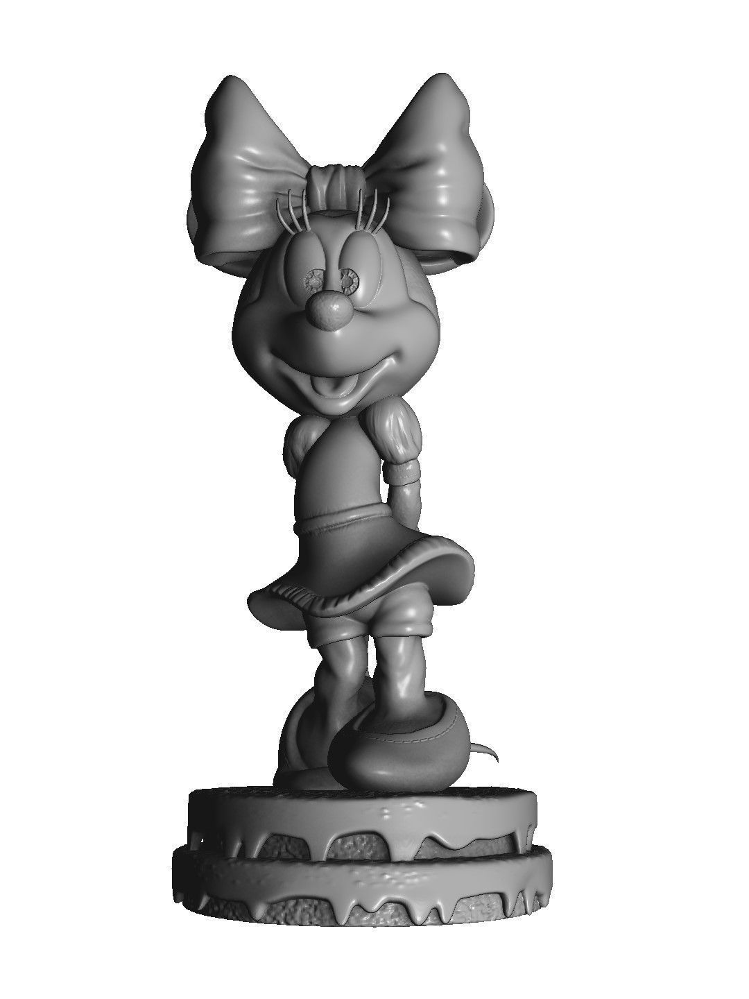 Minnie  Mouse Shy for 3D print 3D print model_19