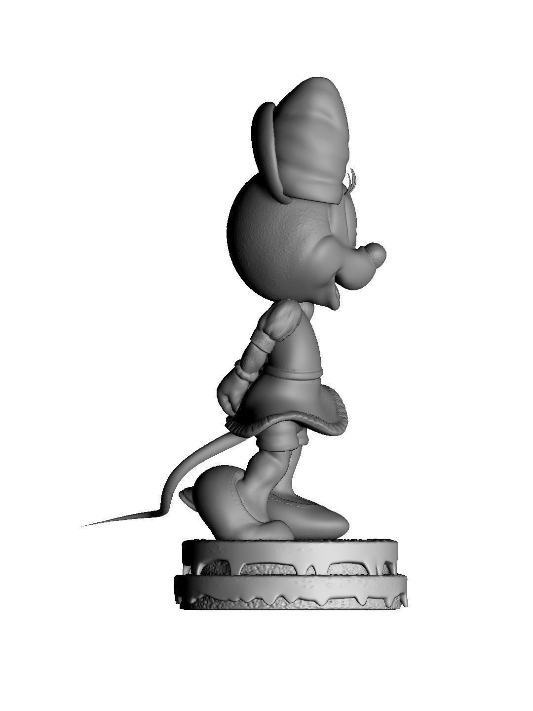 Minnie  Mouse Shy for 3D print 3D print model_14