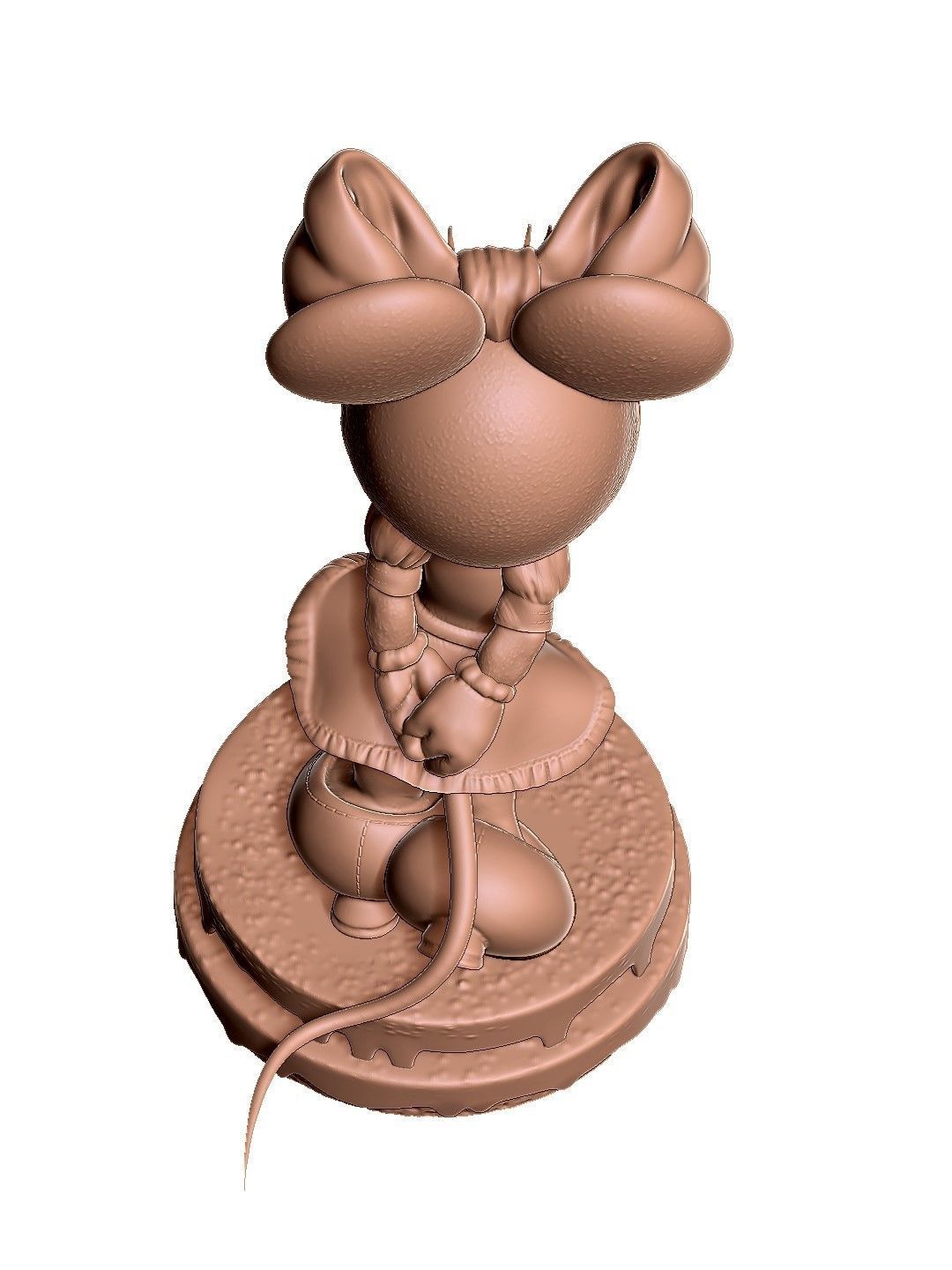 Minnie  Mouse Shy for 3D print 3D print model_9