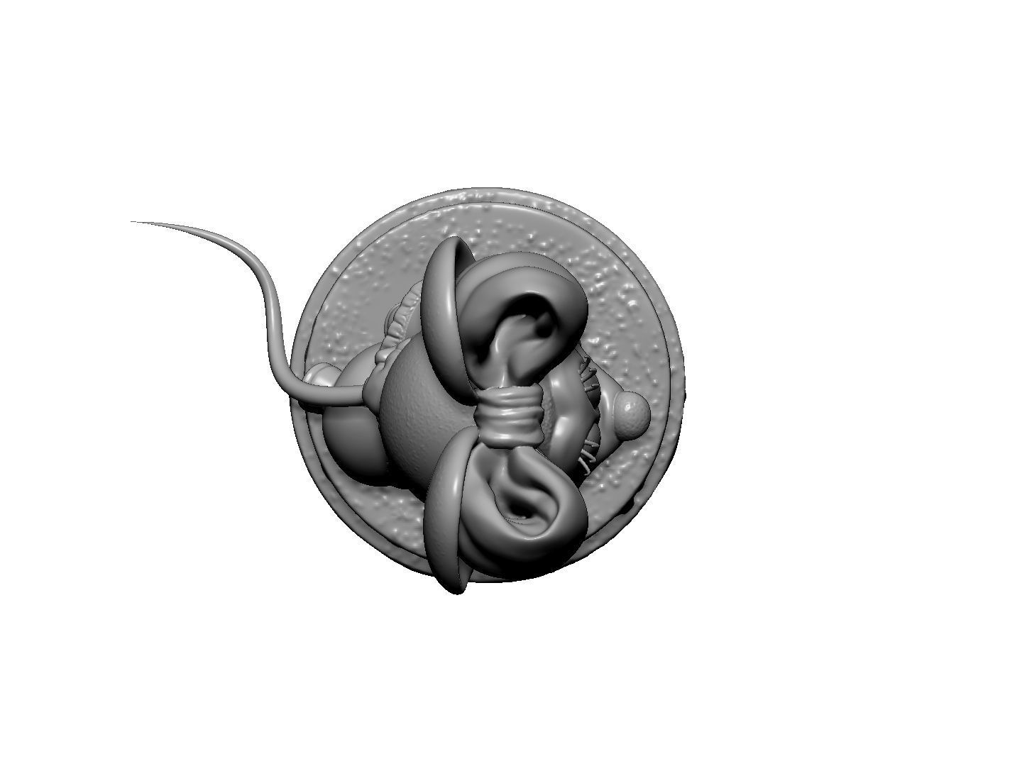 Minnie  Mouse Shy for 3D print 3D print model_18