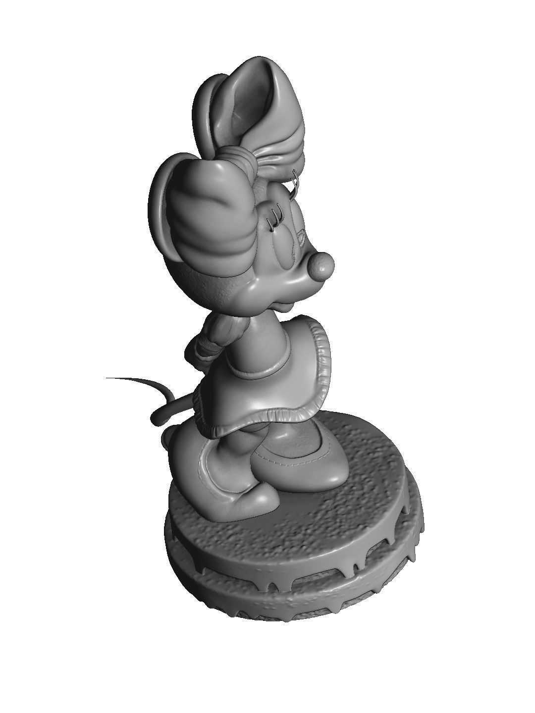 Minnie  Mouse Shy for 3D print 3D print model_23