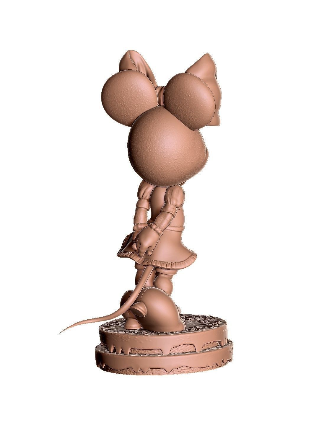 Minnie  Mouse Shy for 3D print 3D print model_12