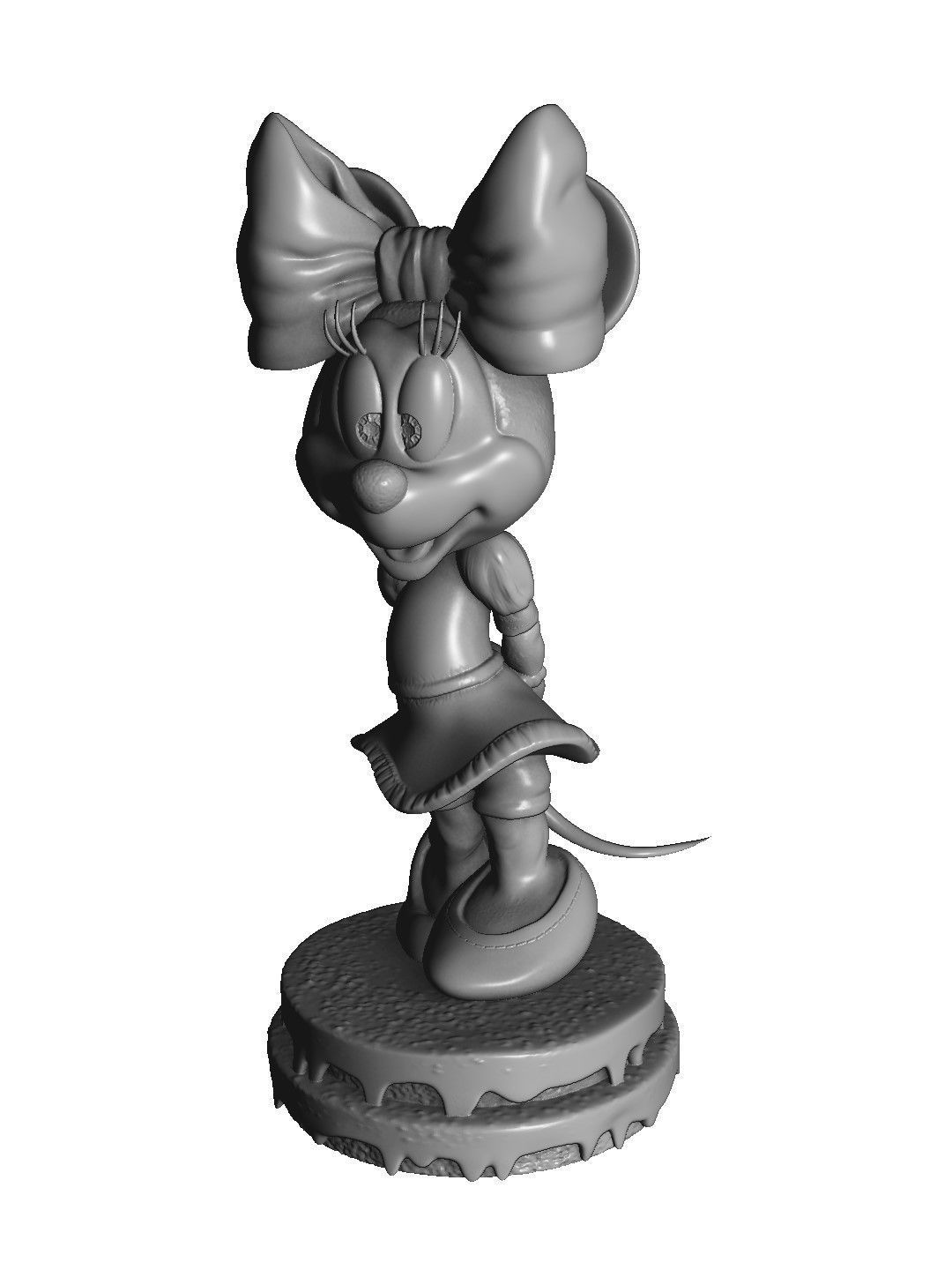 Minnie  Mouse Shy for 3D print 3D print model_6