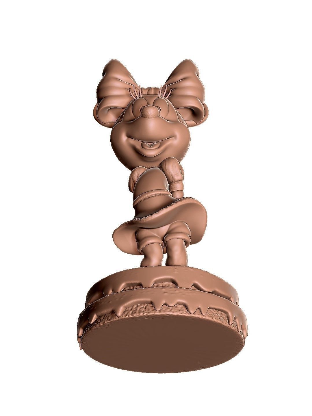 Minnie  Mouse Shy for 3D print 3D print model_20