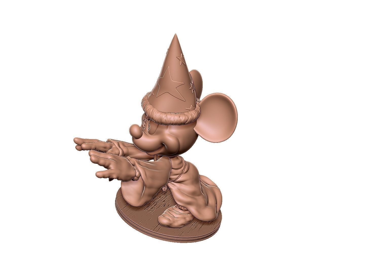 Mickey Wizard STL 3d printable   3D print model_15