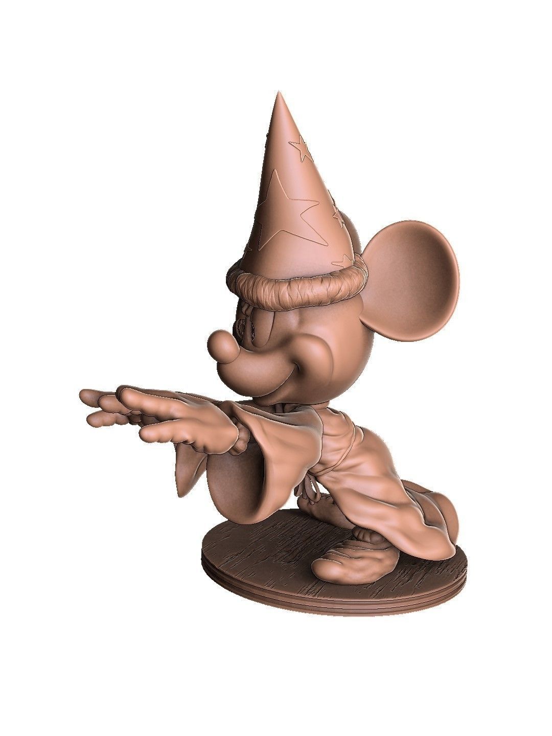 Mickey Wizard STL 3d printable   3D print model_11