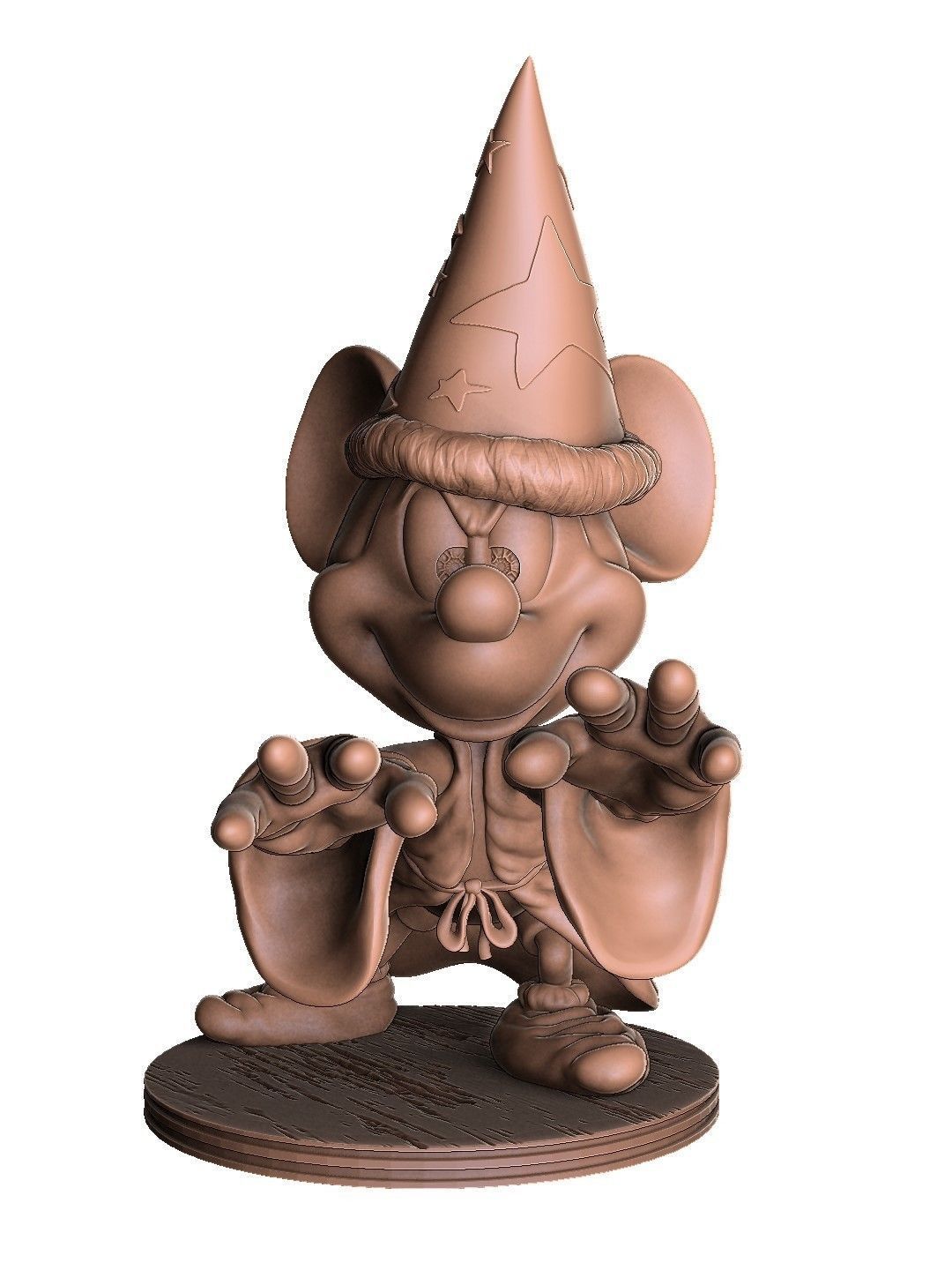 Mickey Wizard STL 3d printable   3D print model_3