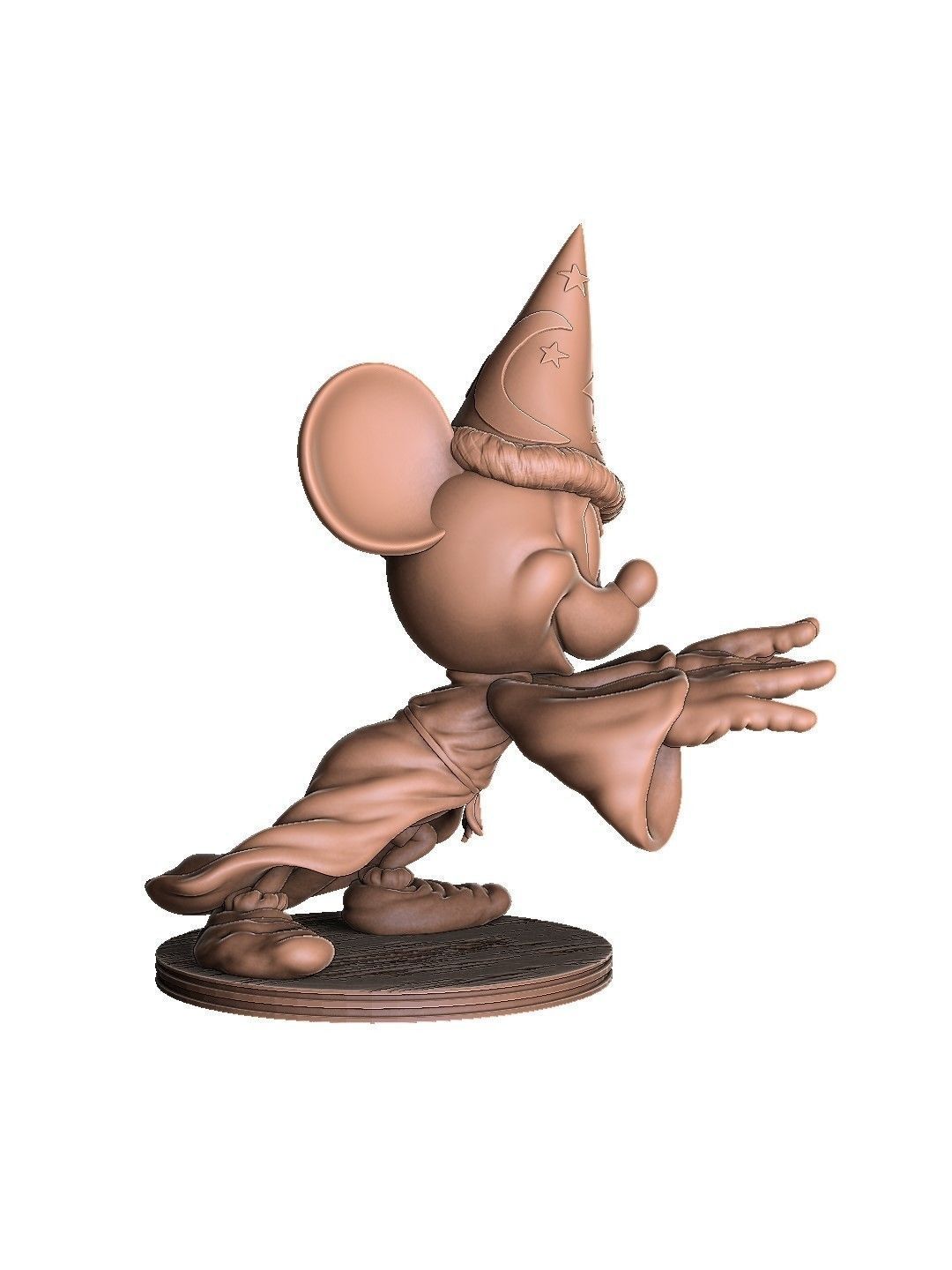 Mickey Wizard STL 3d printable   3D print model_12