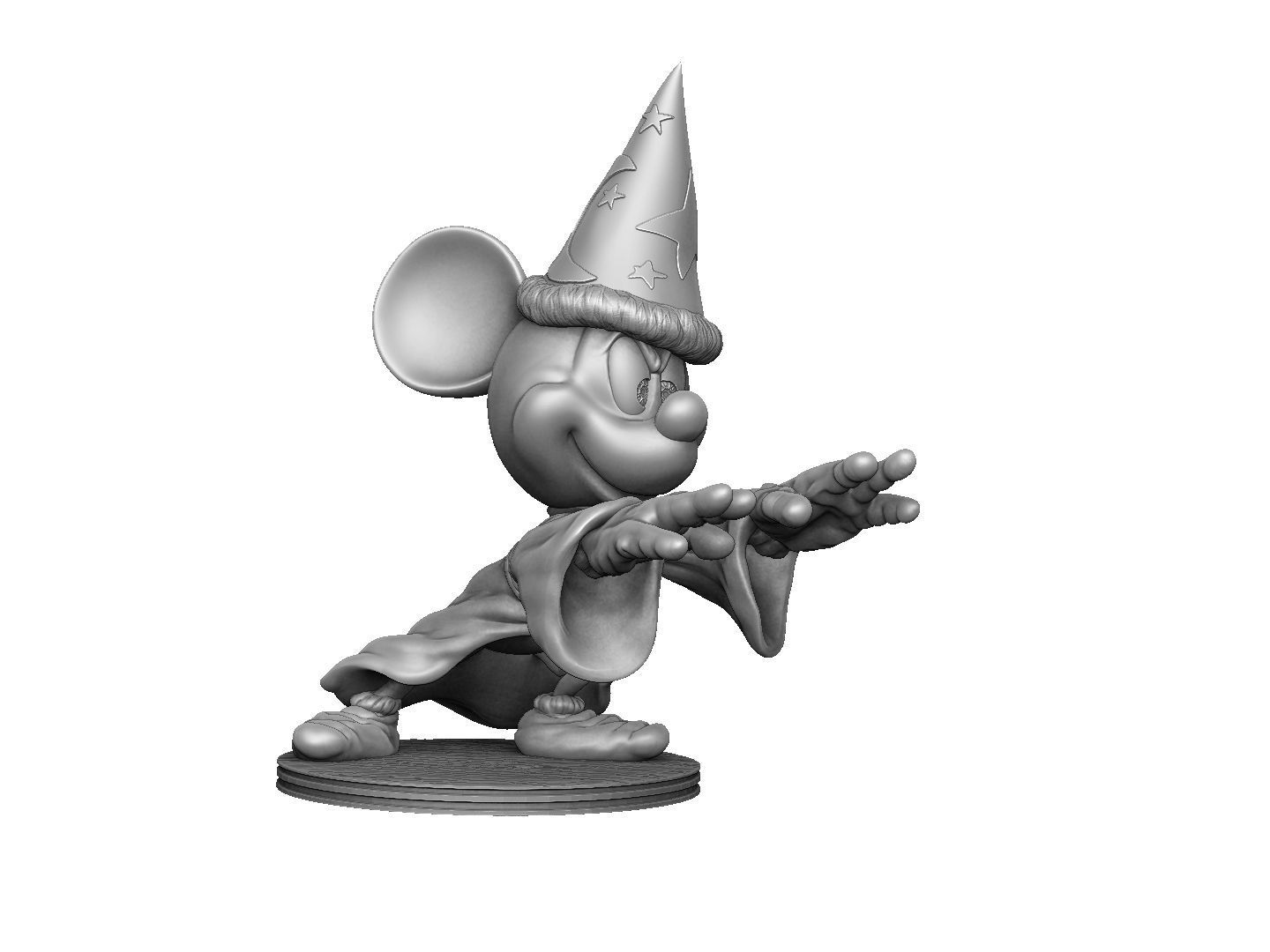 Mickey Wizard STL 3d printable   3D print model_5