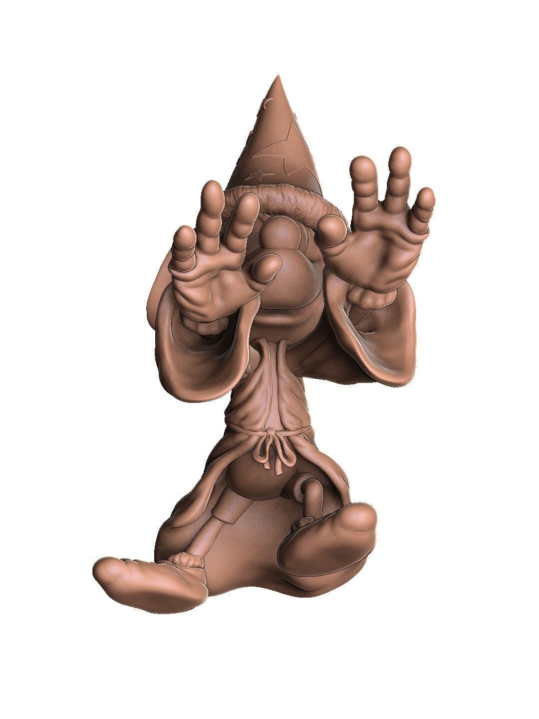 Mickey Wizard STL 3d printable   3D print model_10
