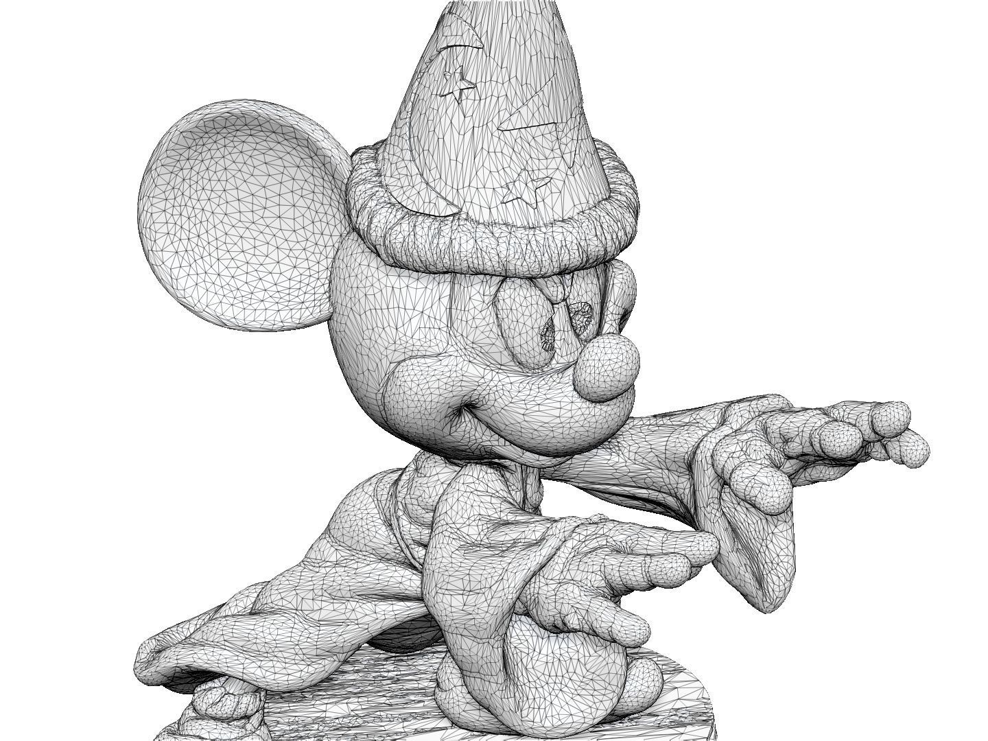 Mickey Wizard STL 3d printable   3D print model_4