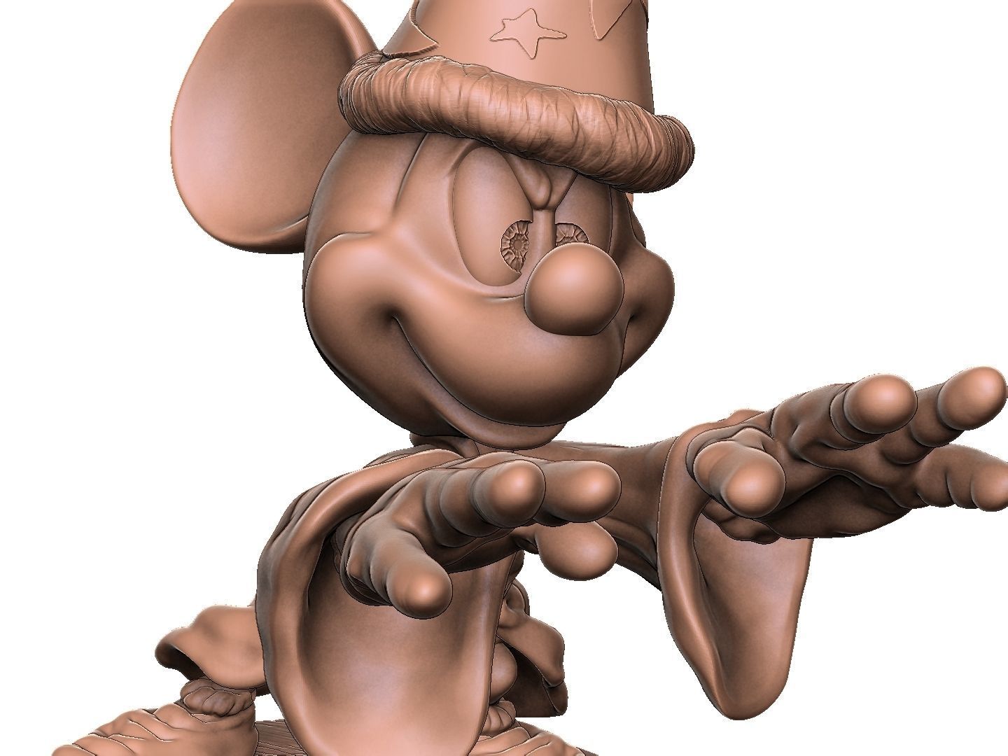 Mickey Wizard STL 3d printable   3D print model_2