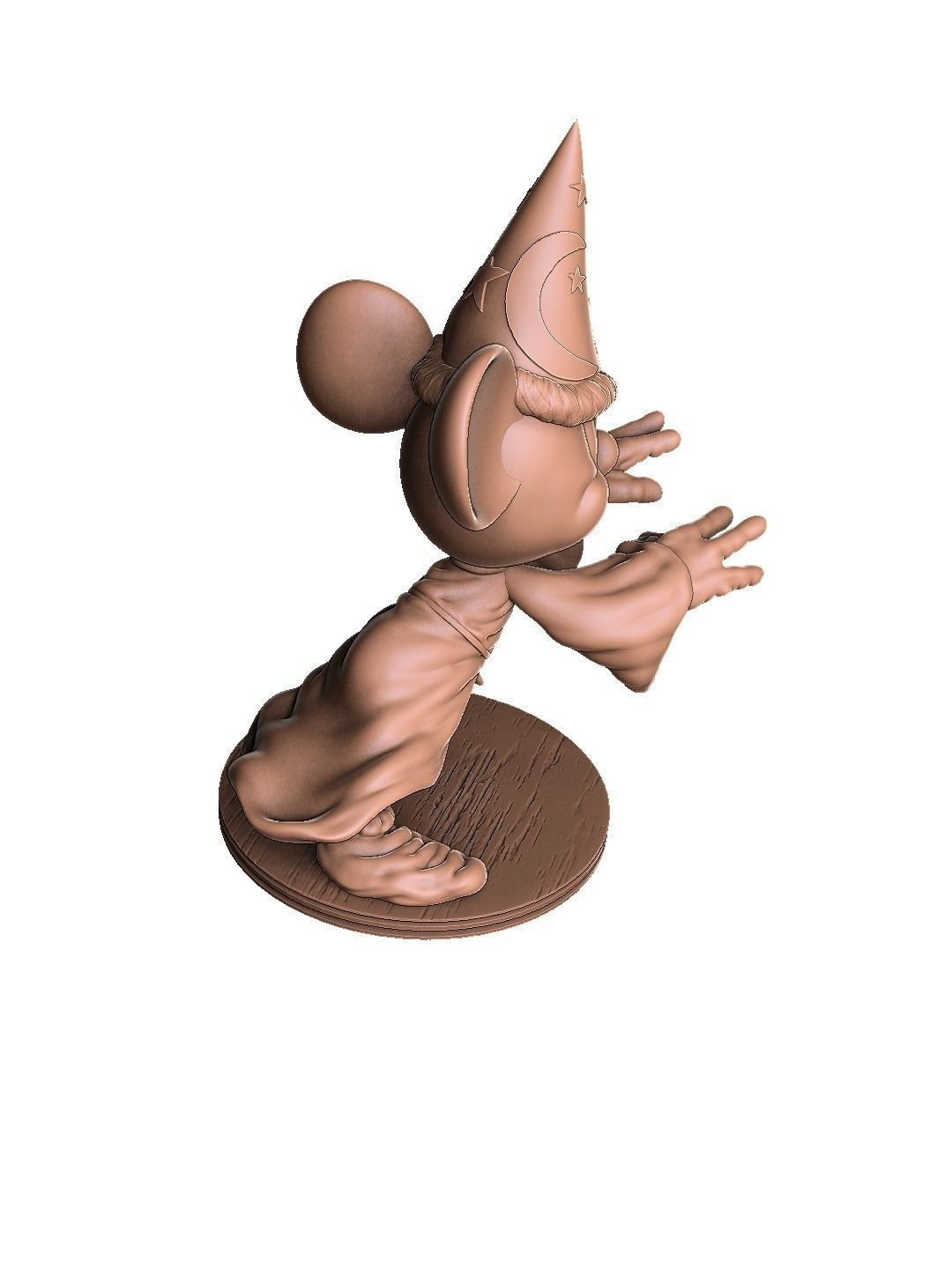 Mickey Wizard STL 3d printable   3D print model_13