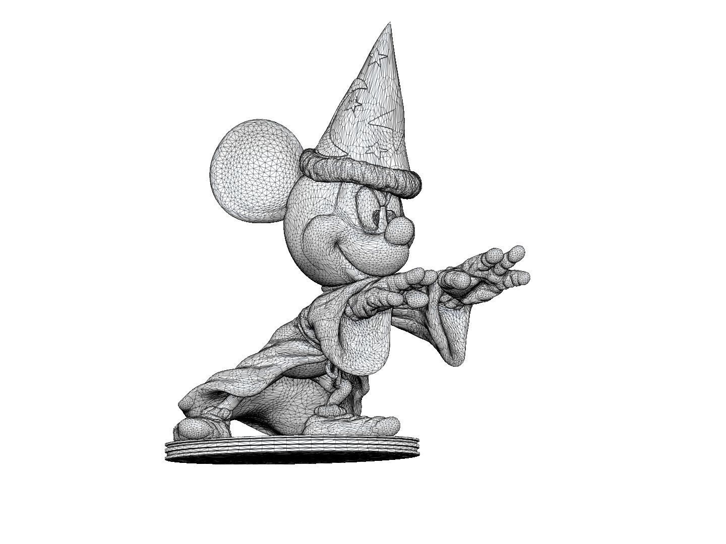 Mickey Wizard STL 3d printable   3D print model_18