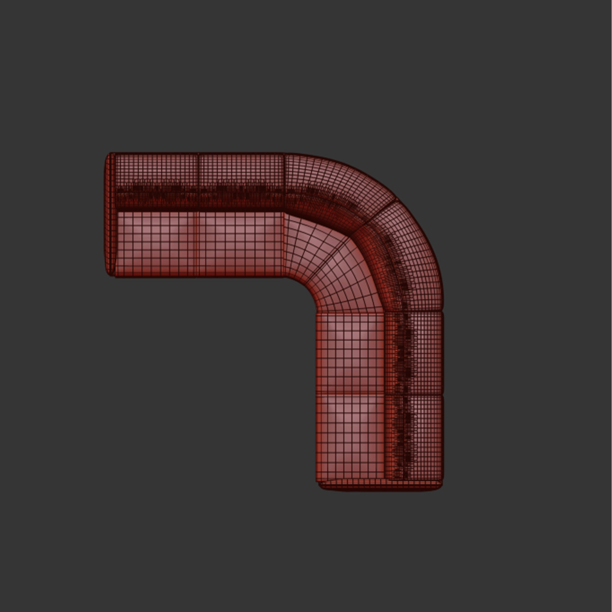 Valzer Sectional Sofa by Natuzzi  3D model_6