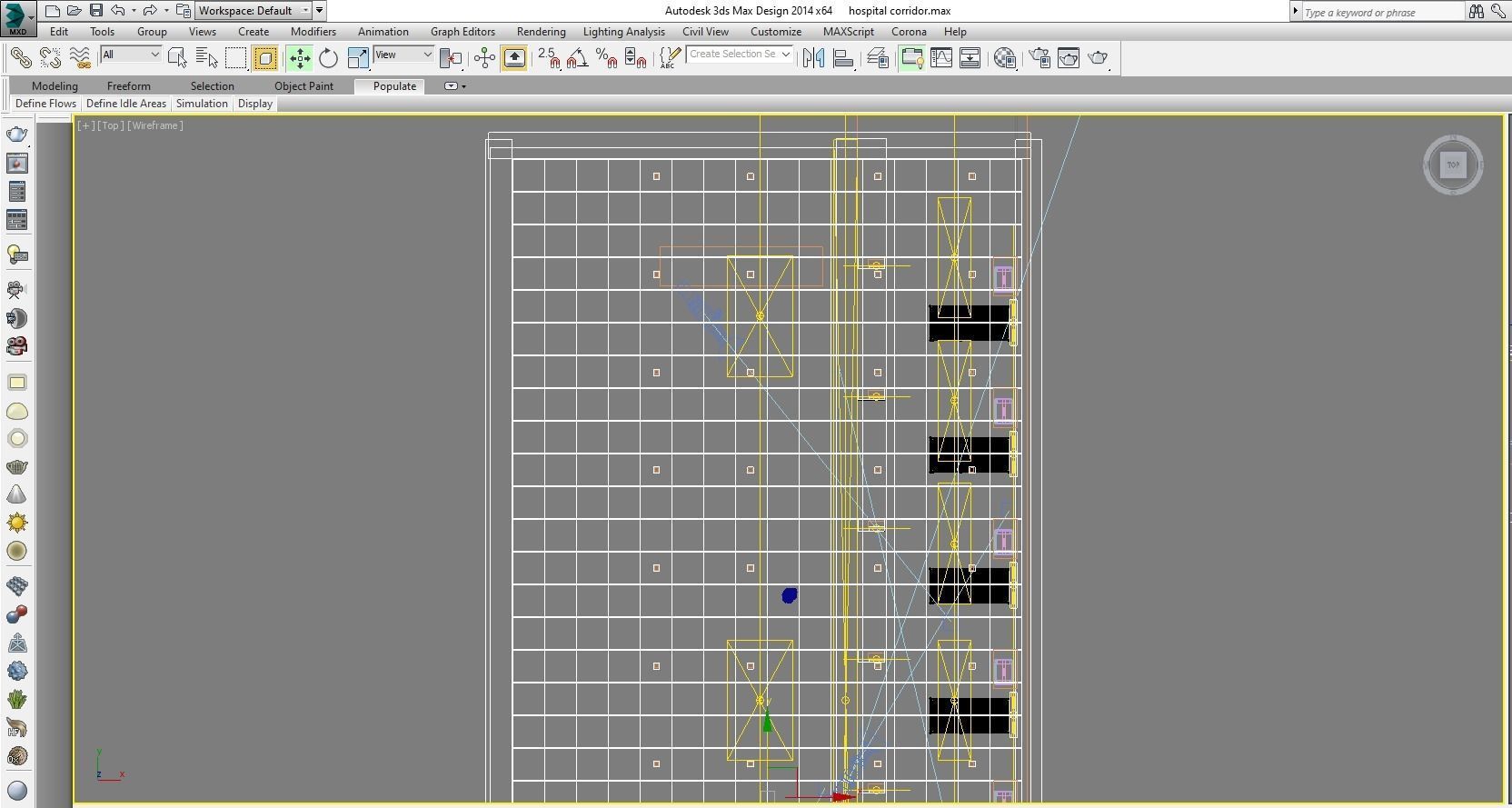 Medical Patient Room 3D model Low-poly 3D model_11
