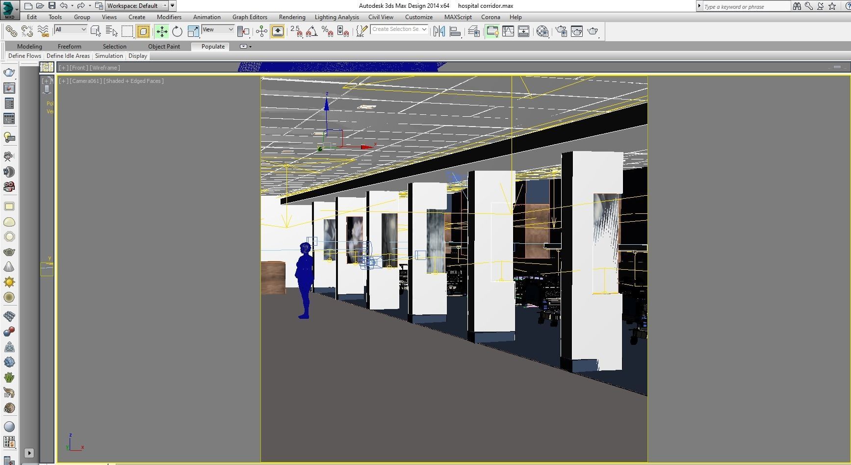 Medical Patient Room 3D model Low-poly 3D model_10