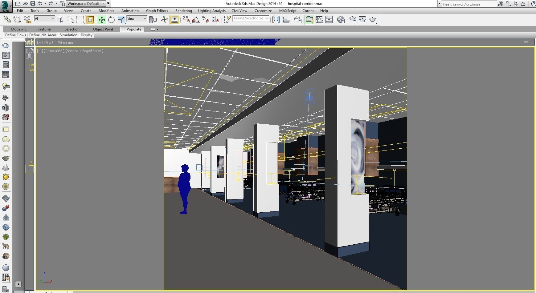 Medical Patient Room 3D model Low-poly 3D model_5