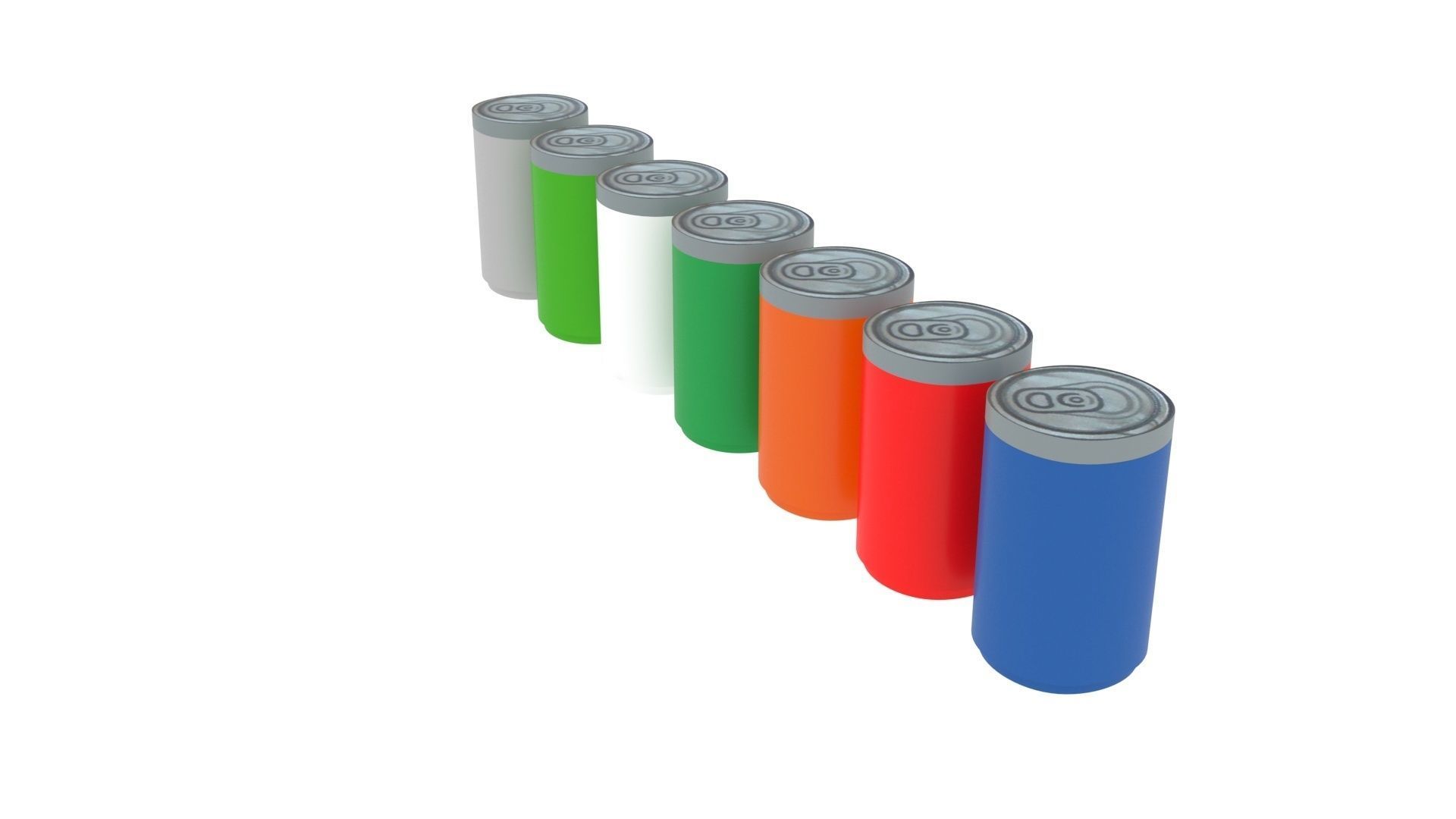 Lego Soda Cans Set 3D model_3