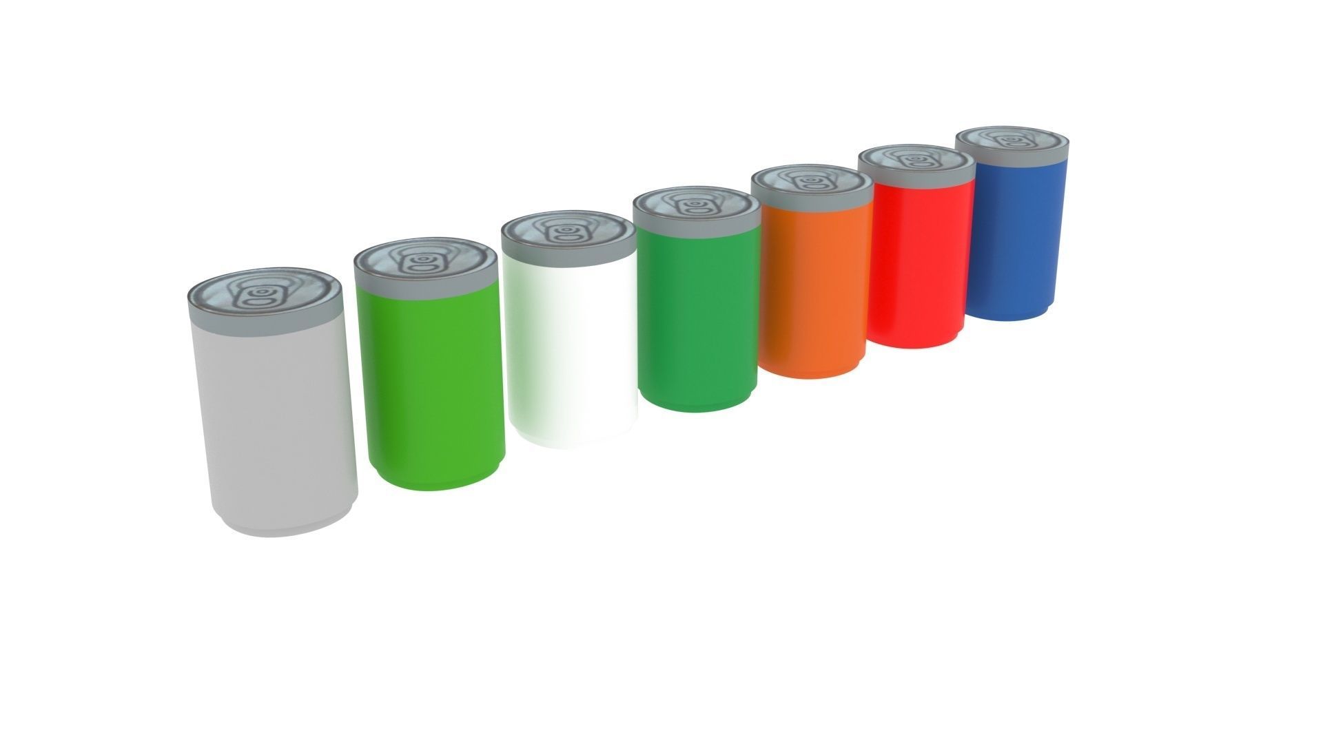 Lego Soda Cans Set 3D model_2