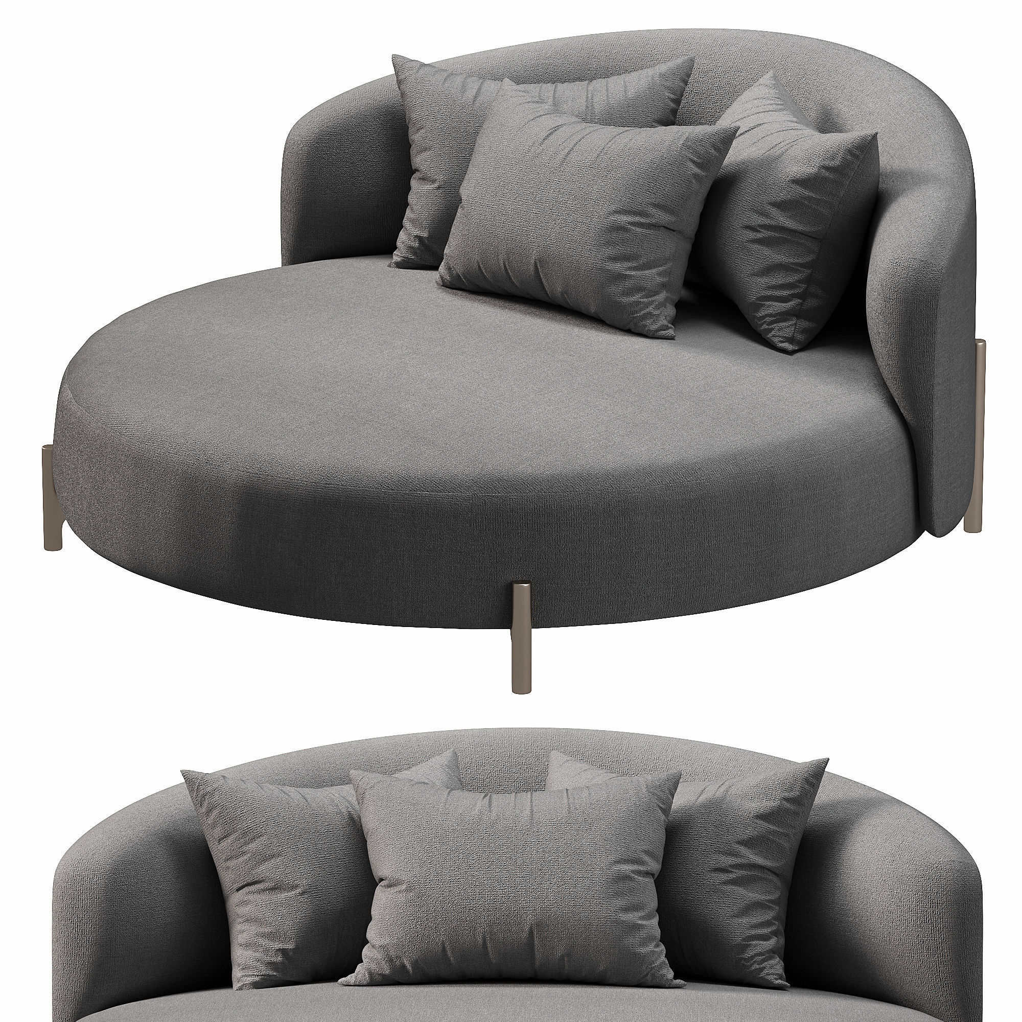 Name HERMAN SOFA BY NATUZZI 3D model_1