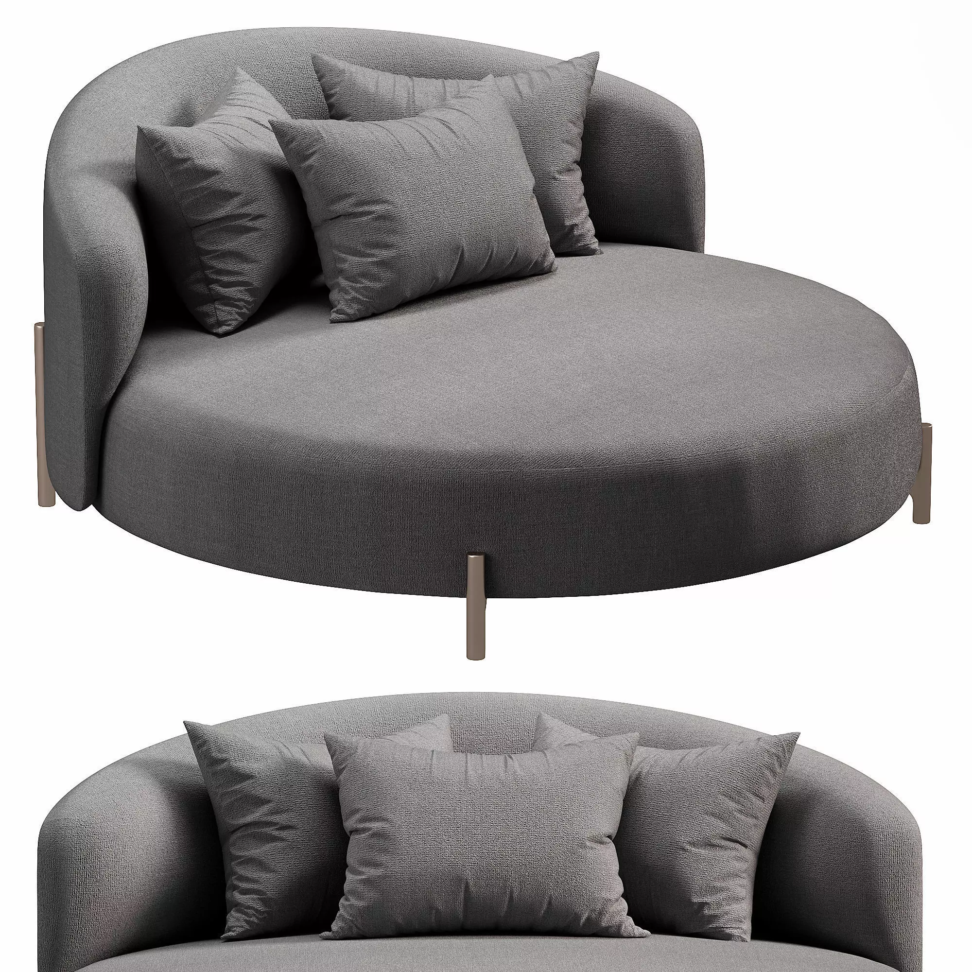 Name HERMAN SOFA BY NATUZZI 3D model_0