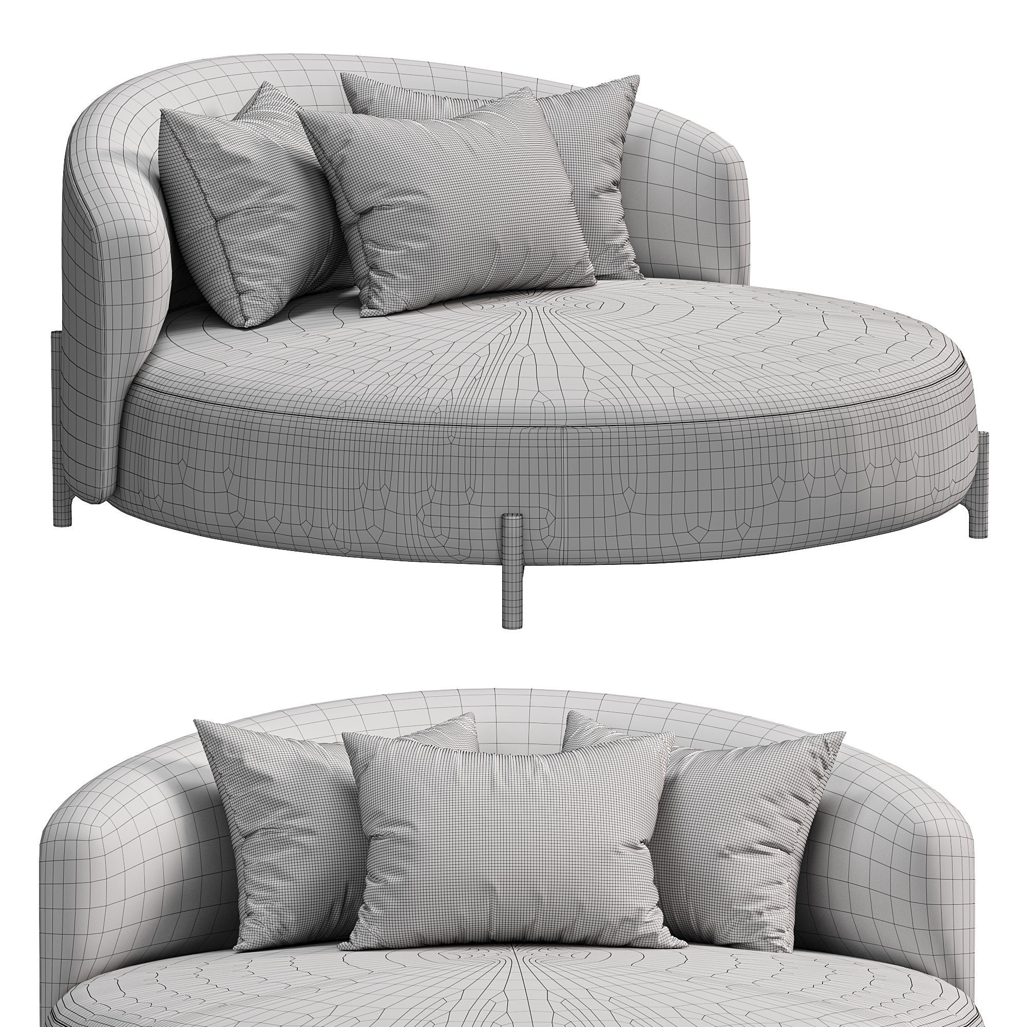 Name HERMAN SOFA BY NATUZZI 3D model_3