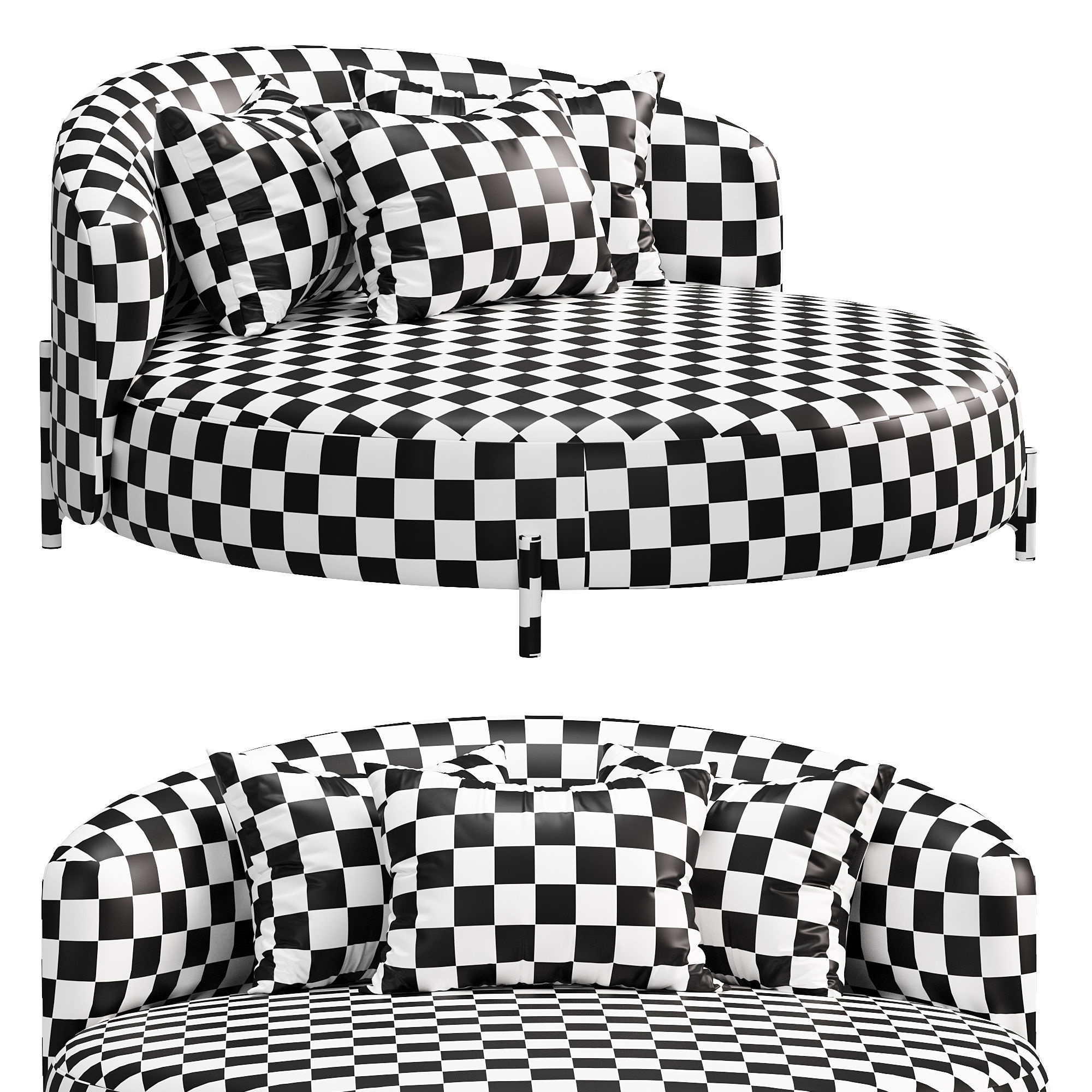 Name HERMAN SOFA BY NATUZZI 3D model_4