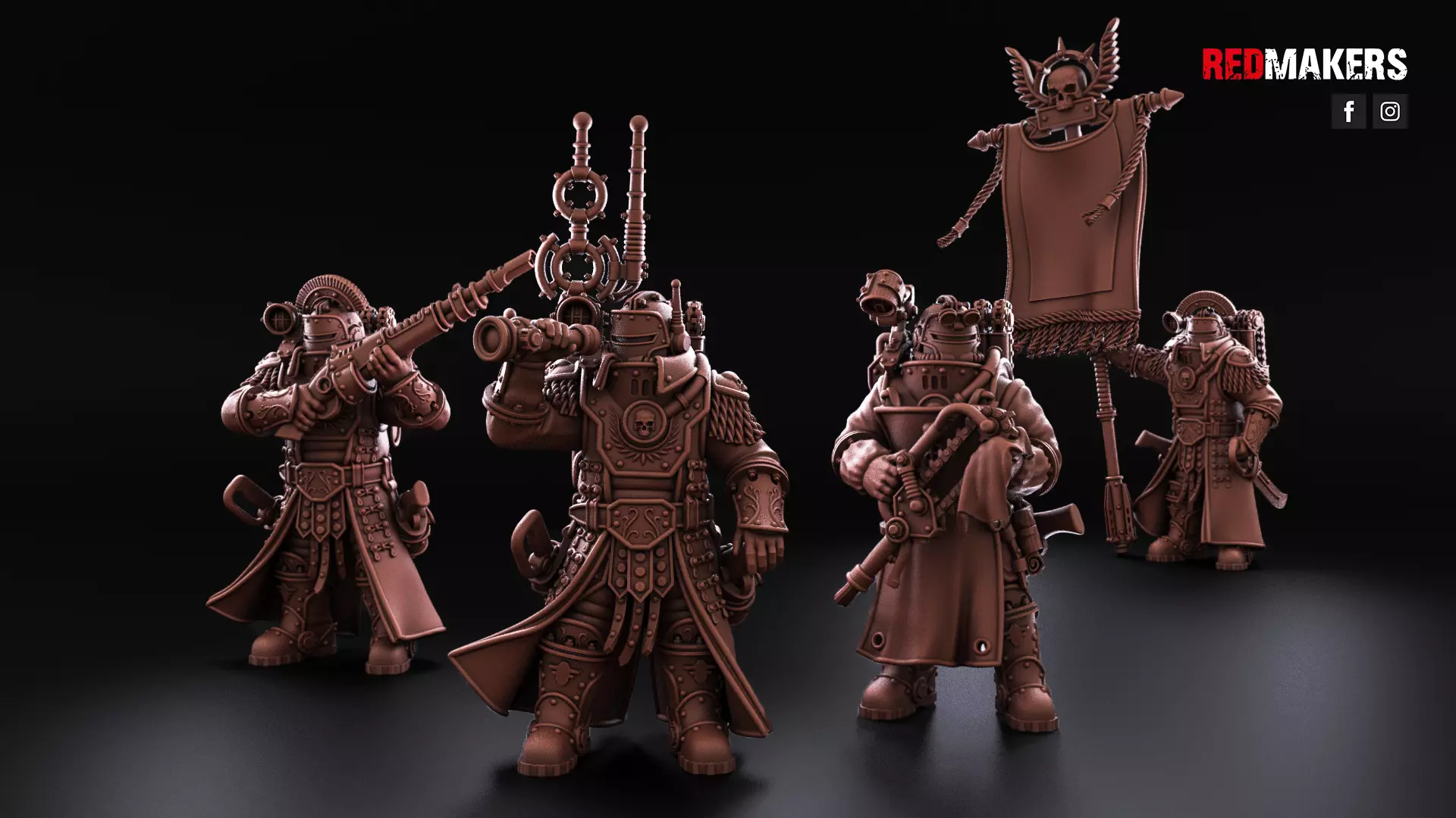 Solar Guard - Command Squad of the Imperial Force 3D print model