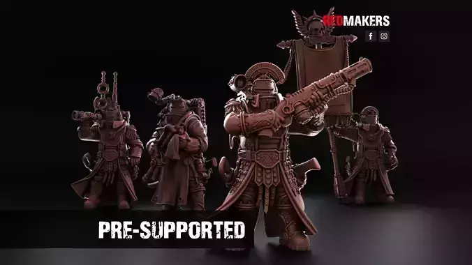 Solar Guard - Command Squad of the Imperial Force 3D print model