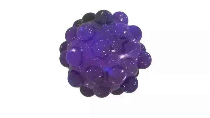 Galaxy Pop It Ball 3D model