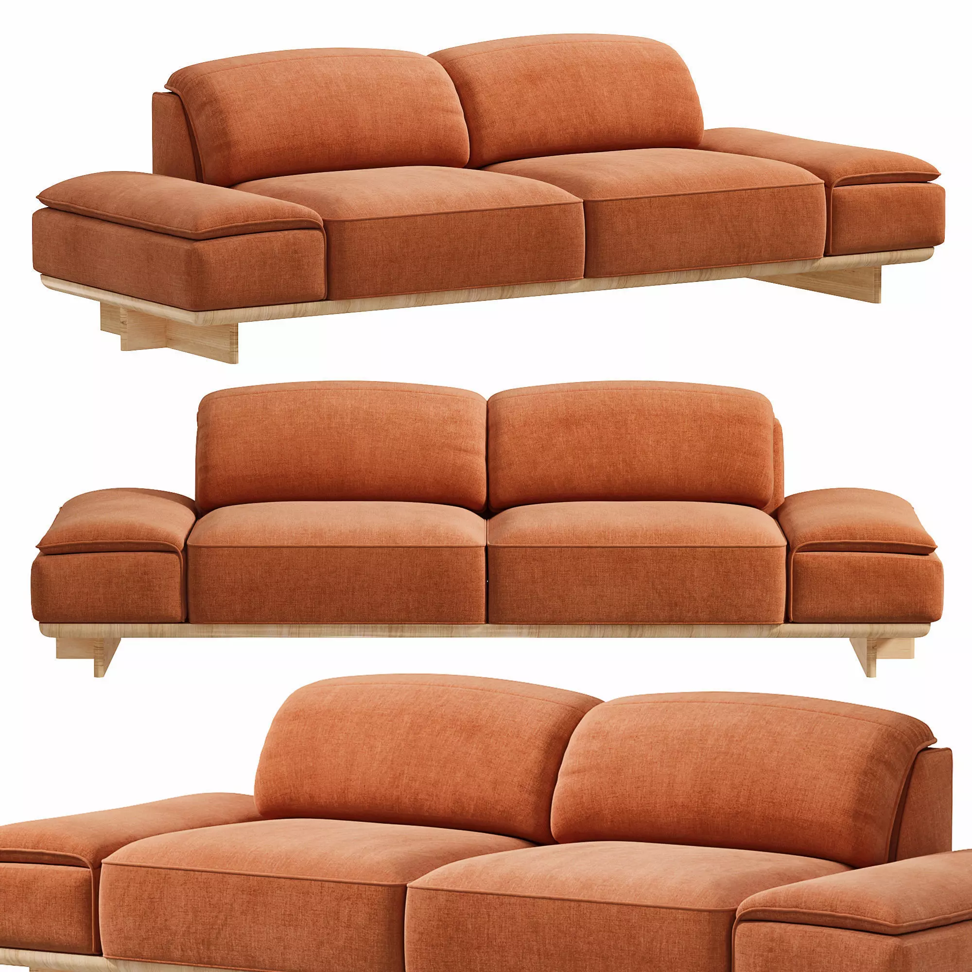 Adam Sofa by Natuzzi 3D model_0