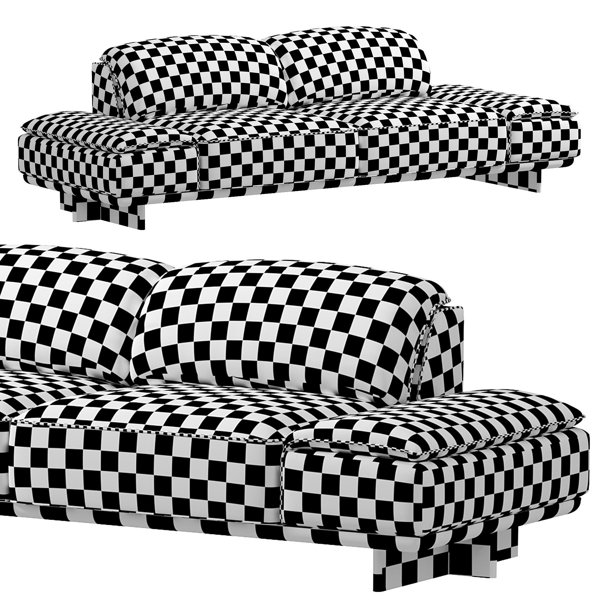 Adam Sofa by Natuzzi 3D model_4