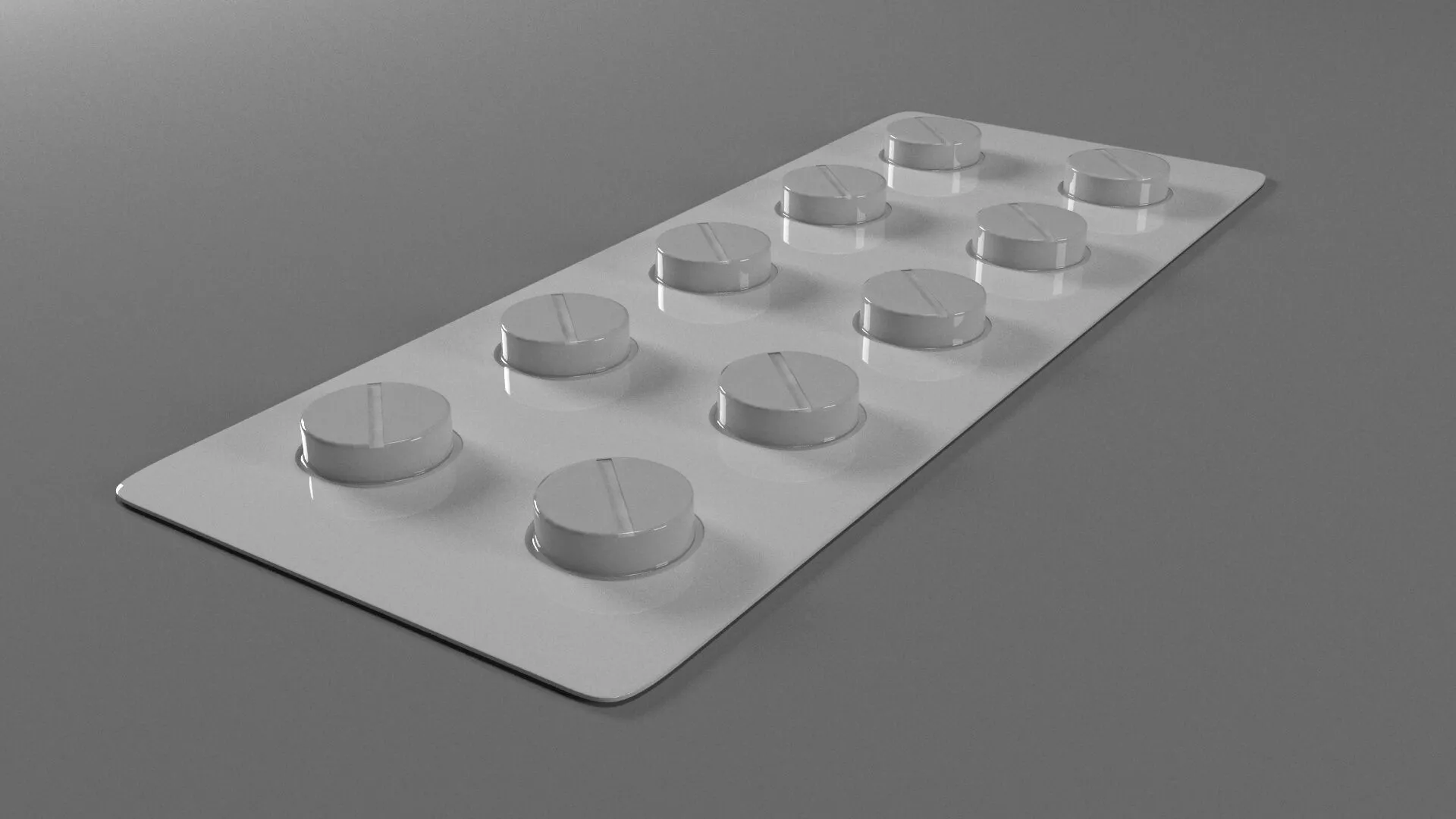 pill 3d model pack of pills 3D model