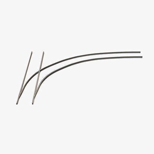 Tram Rails Element - Right Turn 3D model