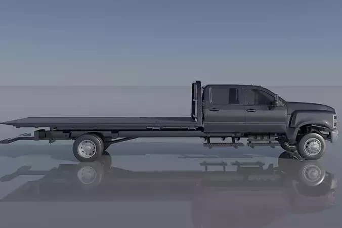 Chevrolet Silverado 5500 Tow Truck  3D print model 7