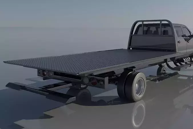 Chevrolet Silverado 5500 Tow Truck  3D print model 6