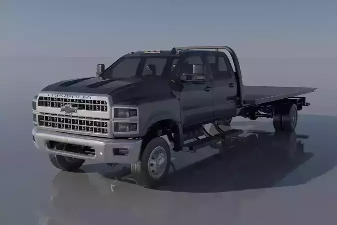 Chevrolet Silverado 5500 Tow Truck  3D print model