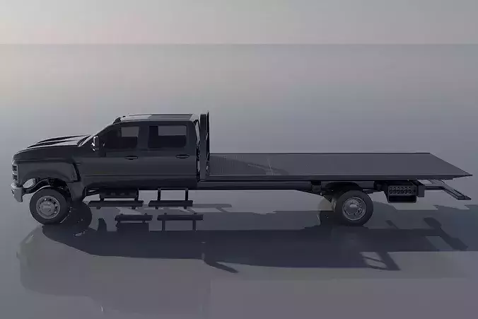 Chevrolet Silverado 5500 Tow Truck  3D print model 2