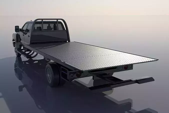 Chevrolet Silverado 5500 Tow Truck  3D print model 3